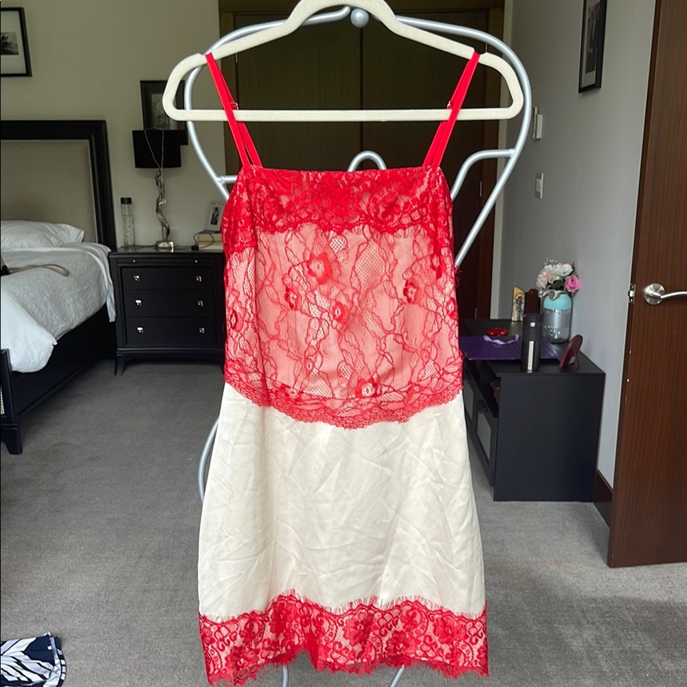 Lacey Corset Back Mini Dress